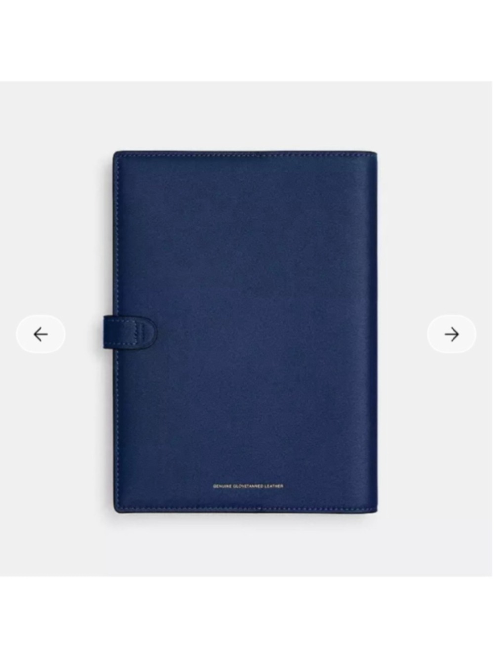 NEW Rexy 10th Birthday Blue Leather Notebook NIB - Picture 3 of 6